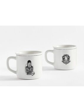 Pottery Barn x Wednesday Addams Mug Set